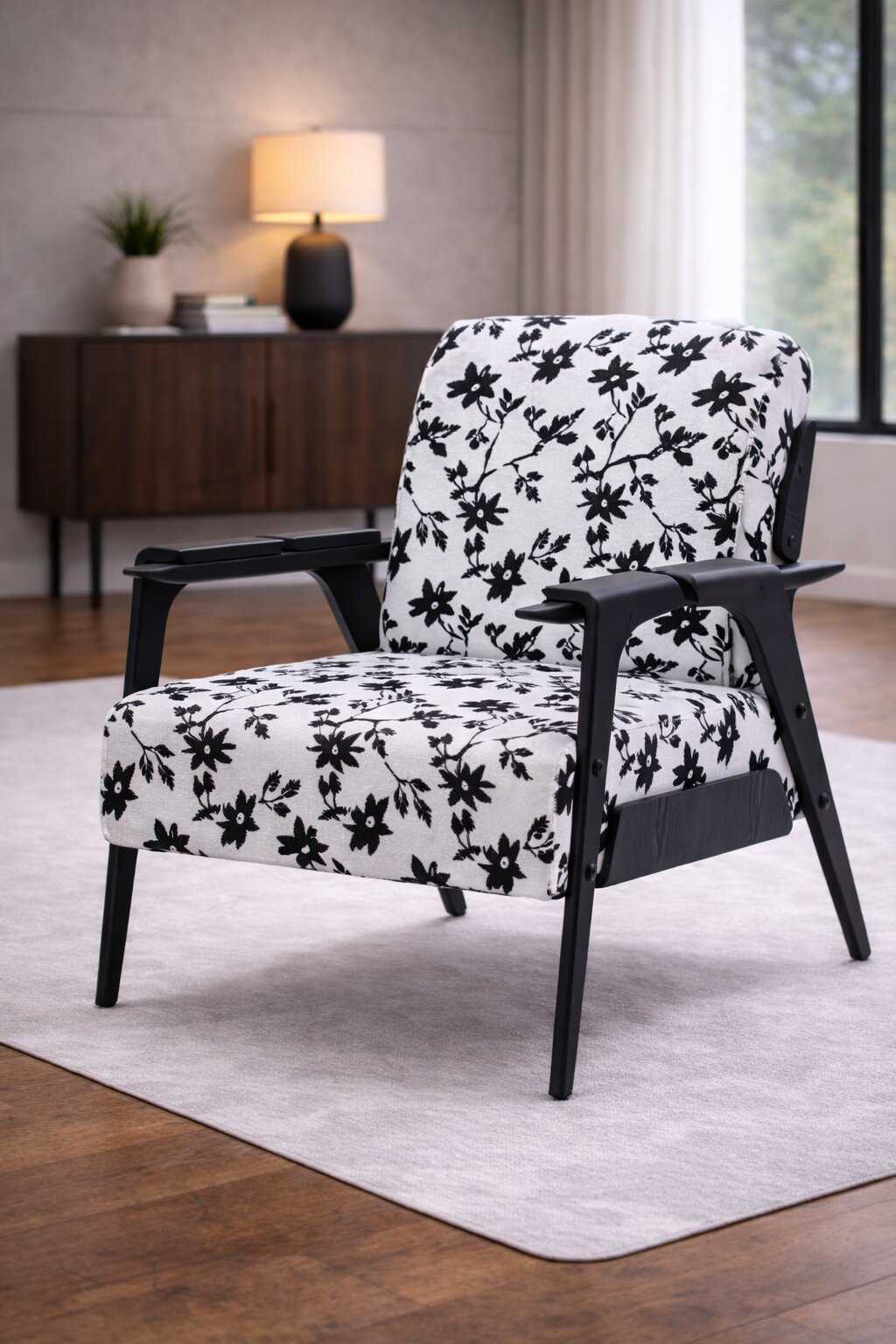 Belle Fleur Vintage Lounge Chair