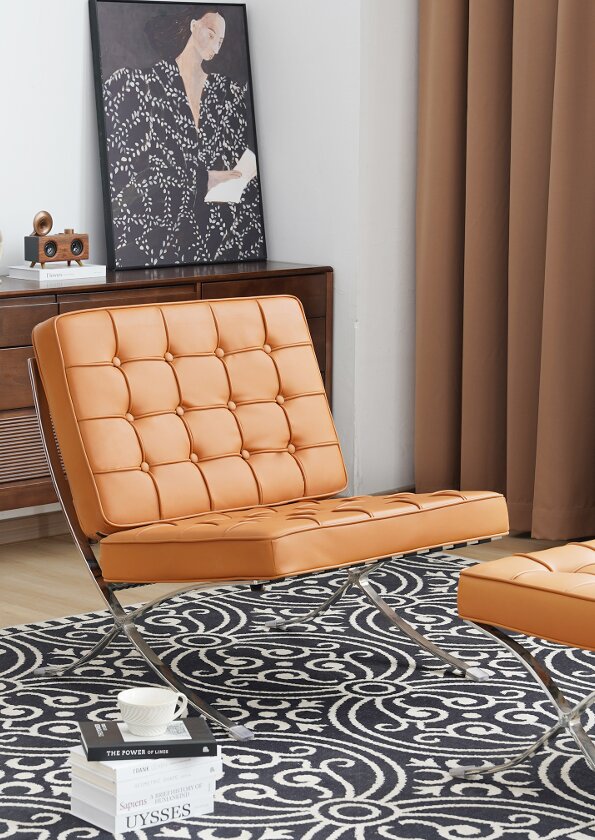 Italian Barcelona Lounge Chair